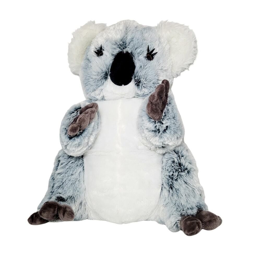 Unipak Plush Koala Bear So Soft Gray Black White Stuffed Animal Toy 18”